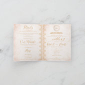 Elegante Mandala met Lord Ganesh Indiase bruiloft (Binnen)