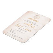 Elegante Mandala met Lord Ganesh Indiase bruiloft Magneet (Linkerzijde)