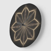 Elegante mandala ontwerp wandklok (Hoek)