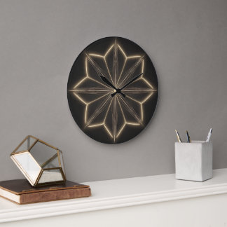 Elegante mandala ontwerp wandklok