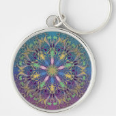 Elegante Mandala Pattern Sleutelhanger (Voorkant)