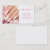 Elegante Maniküre nagel Nagelsalon Visitenkarte Visitekaartje (Voorkant / Achterkant)