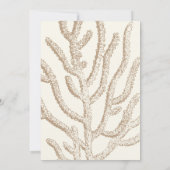 Elegante Mar Náutico Pronto Moda Baby shower Kaart (Achterkant)