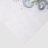 Elegante Mardi Gras Kleuren Decoupage Tissuepapier (Detail)