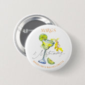 Elegante Margs & Huwelijk Meisjesweekend Ronde Button 5,7 Cm (Voorkant /achterkant)