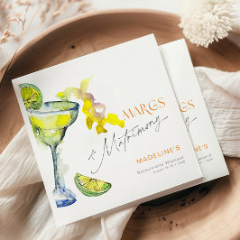 Elegante Margs & Huwelijksfeest Meisjesuitje Servet