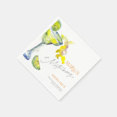 Elegante Margs & Matrimony Meisjesweekend Servet (Hoek)