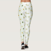 Elegante Marguerite Flower Leggings (Achterkant)