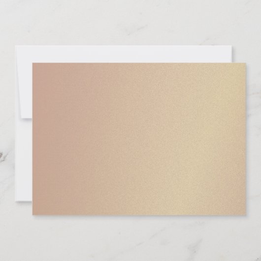 Elegante Marine Blauw Goud Foto Huwelijk Kaart (Achterkant)