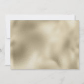 Elegante marine blauw goud wit orchidee Dank u Kaart (Achterkant)