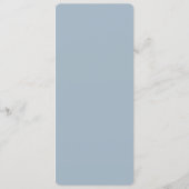 Elegante marine formele menu (Achterkant)