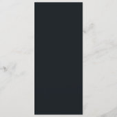 Elegante marine formele menu (Achterkant)