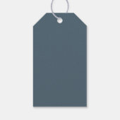 Elegante marine initialen cadeaulabel (Achterkant)