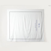 Elegante marine typografie wandkleed (Voorkant (horizontaal))