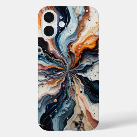 Elegante marmeren Abstracte kunst Case-Mate iPhone Case (Achterkant)