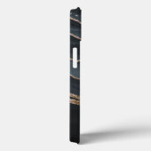 Elegante marmeren glinsterdruppels Case-Mate iPhone case (Achterkant / Rechts)