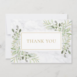 Elegante marmeren groen funerair gedenkteken goud bedankkaart