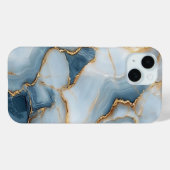 Elegante Marmeren Hoesje-Mate iPhone Case (Achterkant (horizontaal))