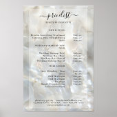Elegante, Marmeren, Salon, Prijslijst Poster (Voorkant)