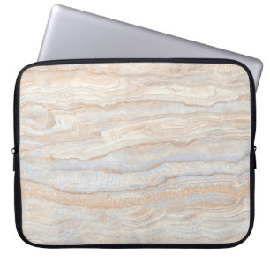 Elegante marmeren textuur: achtergrond met hoge re laptop sleeve