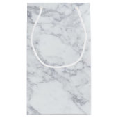 Elegante  Marmeren Trouwgunst Klein Cadeauzakje (Achterkant)