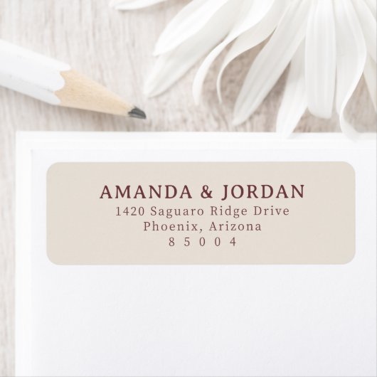 Elegante Marmeren Typografie Etiket (Insitu)