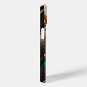 Elegante marmertextuur Abalone stenen Luxe Case-Mate iPhone Case (Achterkant / Rechts)