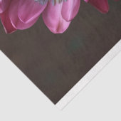 Elegante Maroon Zwarte Vrouw Portret Decoupage Tissuepapier (Detail)