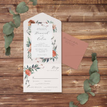 Elegante Marsala Peach Botanical Garden