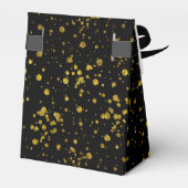 Elegante maskerade en witte roos bedankdoosjes (Achterkant)