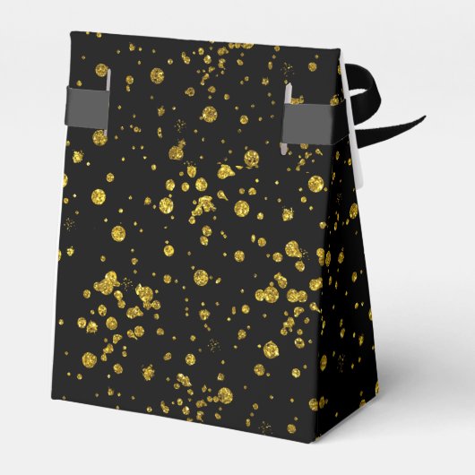 Elegante maskerade en witte roos bedankdoosjes (Achterkant)