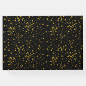 Elegante maskerade en witte roos gastenboek (Achterkant)