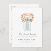 Elegante Mason Jar bewegende aankondiging (Voorkant / Achterkant)