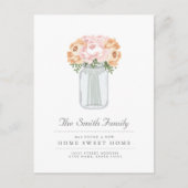 Elegante Mason Jar bewegende aankondiging (Voorkant)