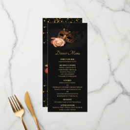 Elegante Masquerade met Witte Roos Menu