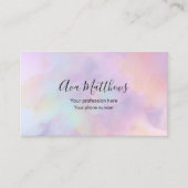 Elegante Massage Spa Wellness Hair Stylist Visitekaartje (Voorkant)