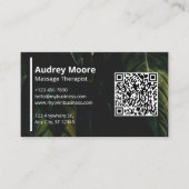 Elegante massagetherapeut Wellness Professionals Visitekaartje (Voorkant)