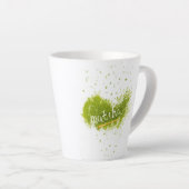 Elegante Matcha latte kop (Rechterhoek)