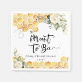 Elegante meant to bee bruidsfeest servet (Voorkant)