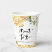 Elegante meant to bee bruidsmeesterschap papieren bekers (Voorkant)