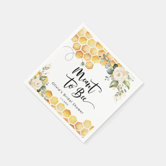 Elegante meant to bee bruiloftsfeest servet (Hoek)