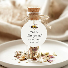 Elegante 'Meant to Bee' huwelijksgunst Bedankjes Labels