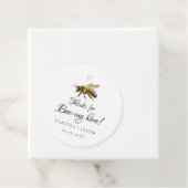 Elegante 'Meant to Bee' huwelijksgunst Bedankjes Labels (In situ)