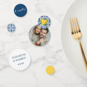 Elegante mediterrane citroen bruiloft confetti (Groep)