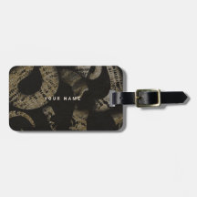 Elegante Medusa Slangen Kunst | Aangepaste Naam, A