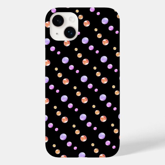 Elegante Meerkleurige Stippen Case-Mate iPhone Case (Achterkant)