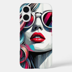 Elegante Meisje Schilderkunst iPhone 16 Hoesje