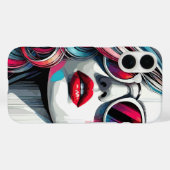 Elegante Meisje Schilderkunst Case-Mate iPhone Case (Achterkant (horizontaal))