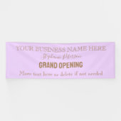 Elegante Meisjesachtige Effen Lichte Paarse Lilac  Spandoek (Horizontaal)