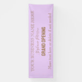 Elegante Meisjesachtige Effen Lichte Paarse Lilac  Spandoek (Verticaal)